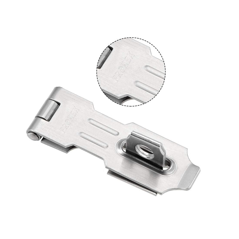 uxcell Padlock Hasp Door Clasp Hasp Latch Safety Bolt Lock Latch Stainless Steel - NewNest Australia