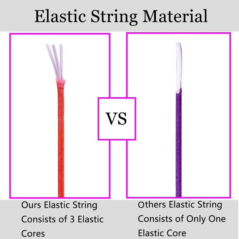 1mm Stretchy Bracelet String, Sturdy Rainbow Elastic String Elastic Cord for Jewelry Making, Necklaces, Beading and Crafts - NewNest Australia