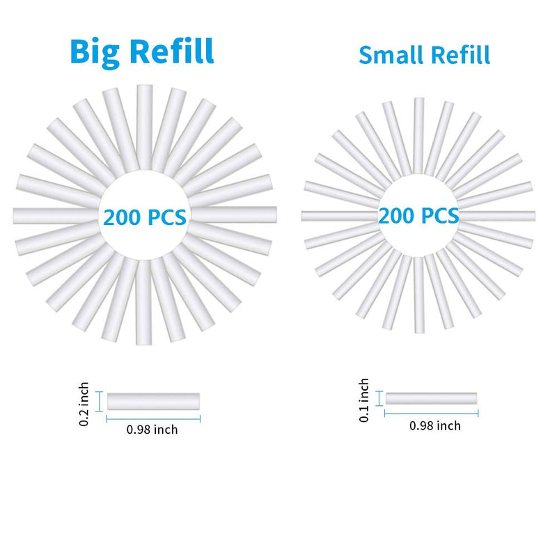 AFMAT Electric Eraser Refills 400 pcs, φ5mm Erasers Refil-200 pcs and φ2.3mm Erasers Refil-200 pcs, Replacement Erasers for Sketching and Drawing Electric Erasers - NewNest Australia