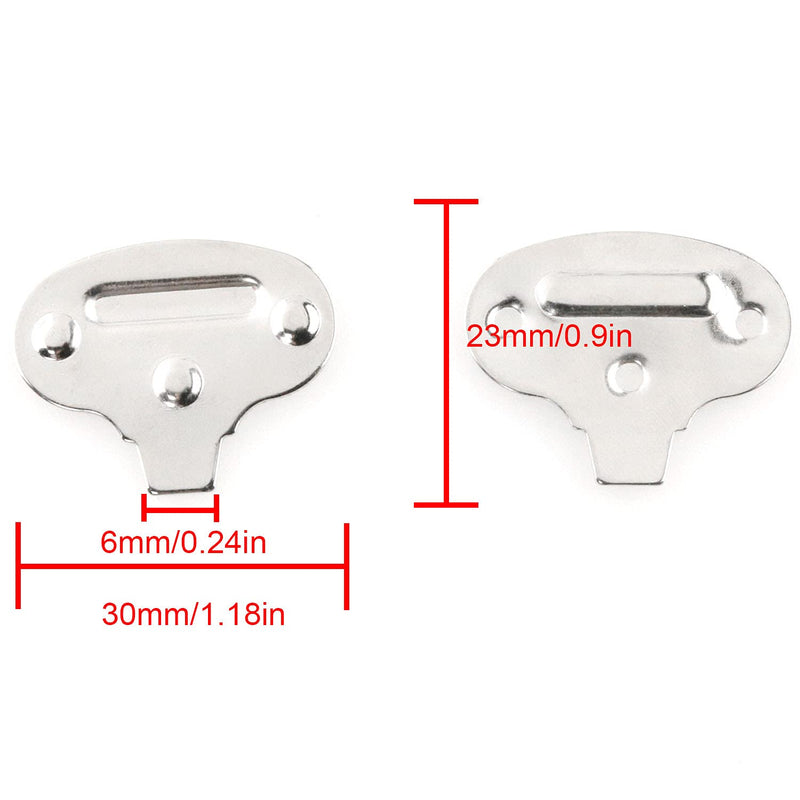 ZZHXSM 2 Pcs Needle Plate Screwdriver Sewing Machine Repairing Tool Compatible with Brother BM/GS/PE/NV/SE/XR, Janome, Babylock, Singer, etc. 30x23x1mm - NewNest Australia