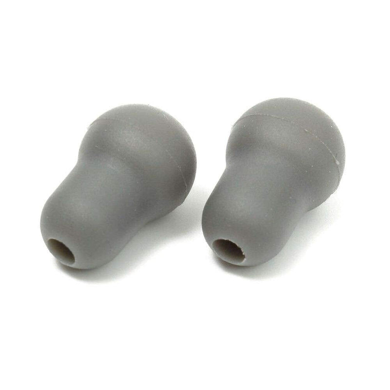 Pack of 10 Super Soft Earplug Eartips Earphones Replacement for Stethoscope Silicone Gray 10pcs Grey - NewNest Australia