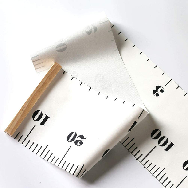 LEEQBCR 1 x Baby Growth Chart Canvas Wall Hanging Measuring Rulers for Kids Boys Girls Room Decoration Nursery Removable Height and Growth Chart Wall Height Chart Wall Ruler 7.9 x 79 inch - NewNest Australia