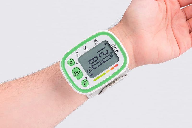 Kinetik Wellbeing Advanced Wrist Blood Pressure Monitor - Used by The NHS – BIHS and ESH Validated – Universal Wrist Cuff (13.5-21.5cm) – in Association with St John Ambulance - NewNest Australia