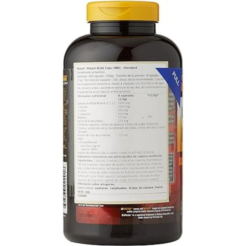 Mutant BCAA Caps 400 Capsules - NewNest Australia