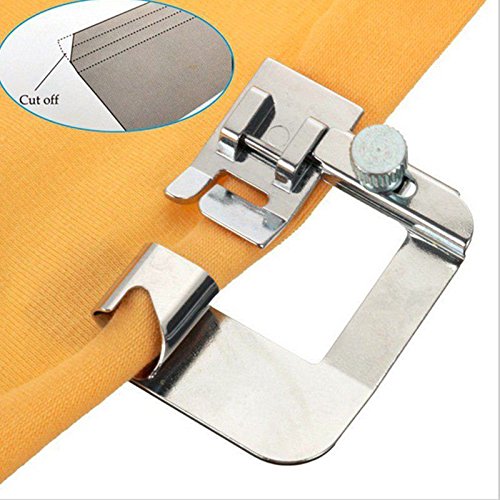 ANYQOO 3 Sizes Rolled Hem Pressure Foot Sewing Machine Presser Foot Hemmer Foot Set (1/2 Inch, 3/4 Inch, 1 Inch) for Singer, Brother, Janome and Other Low Shank Adapter (Rolled Hem Presser Feet) - NewNest Australia