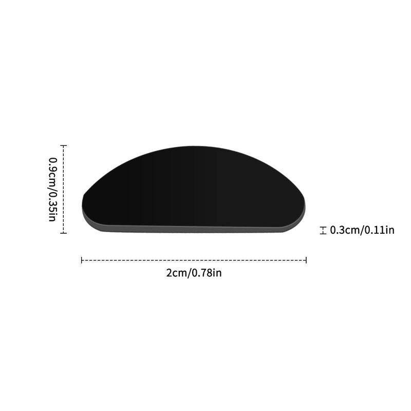 20 pairs of silicone nose pads, self-adhesive thin non-slip nose pads glasses, anti-slip glasses nose pad, glasses pad nose soft glasses pads, nose pads for glasses sunglasses (black) black - NewNest Australia