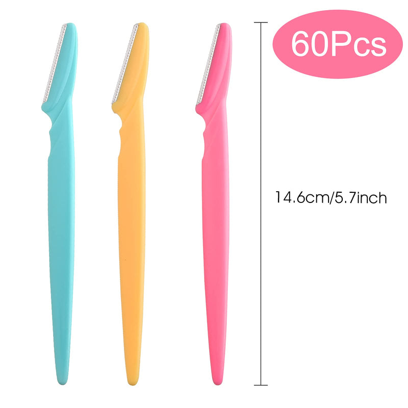 ASTARON 60pcs Eyebrow Razor Trimmer for Men and Women Facial Hair Remover Portable Size 60pcs - NewNest Australia