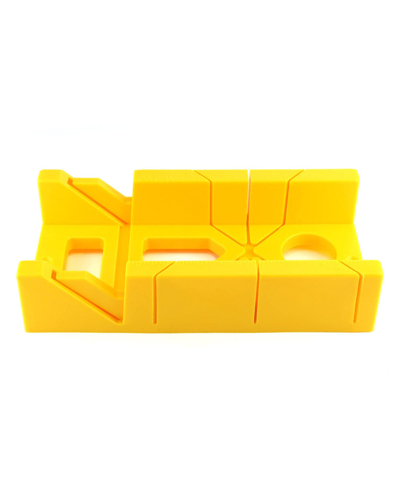 QWORK Plastic Mitre Box, 12" Lightweight Mountable Wood Angle Cutting Saw Box 12” Mitre Box - NewNest Australia