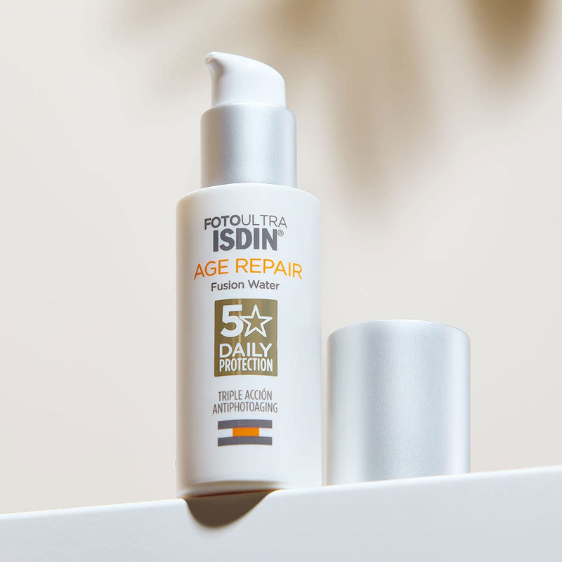 ISDIN FotoUltra Age Repair FW SPF 50 50ml | Daily facial sun cream | Triple anti-ageing action - NewNest Australia