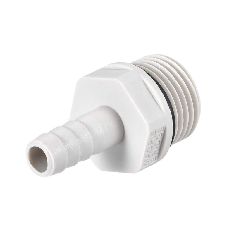 uxcell PVC Barb Hose Fitting Connector Adapter 8mm or 5/16" Barbed x G1/2 Male Pipe 10pcs - NewNest Australia