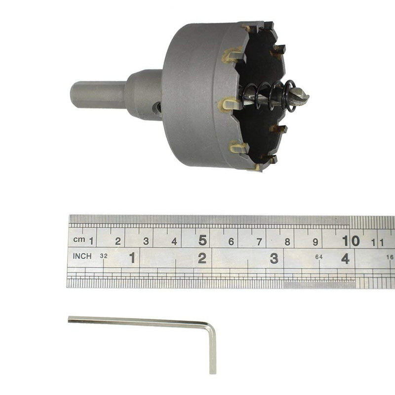 AUTOTOOLHOME 2 inch (50mm) Metal Steel Hole Saw Tooth Carbide Tip TCT Drill Bits Kit for Thick Metal Wood - NewNest Australia