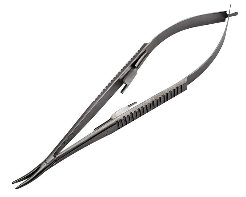 castroviejo Needle Holder 5.5 inches Curved with Lock by Wise Linkers - NewNest Australia