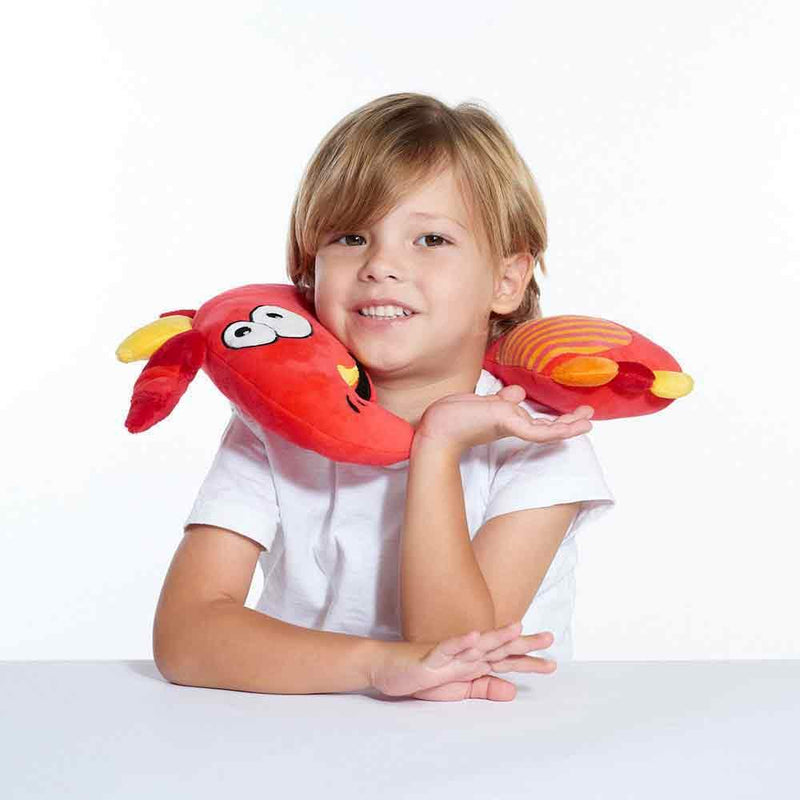 Dragon Travel Pillow for Kids - Travel Accessory for Kids Relaxing Comfort with Neck Support. Soft, Cuddly Comfort for Flights and Car Rides. Essential Travel Pillow for Kids. (Dragon) Dragon - NewNest Australia
