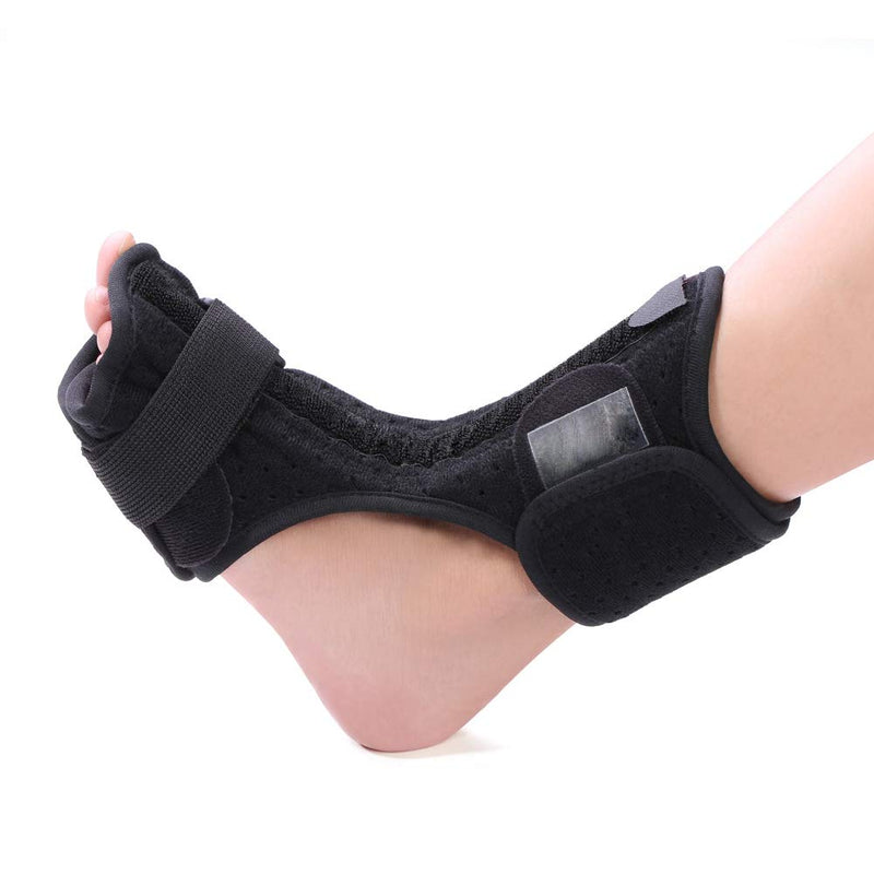 Plantar Fasciitis Night Splint Brace Drop Foot Orthotic Brace with Hard Spiky Massage Ball for Effective Relief from Tendon Stretch Achilles and Heel Spur Relief Fits Left or Right Foot - NewNest Australia