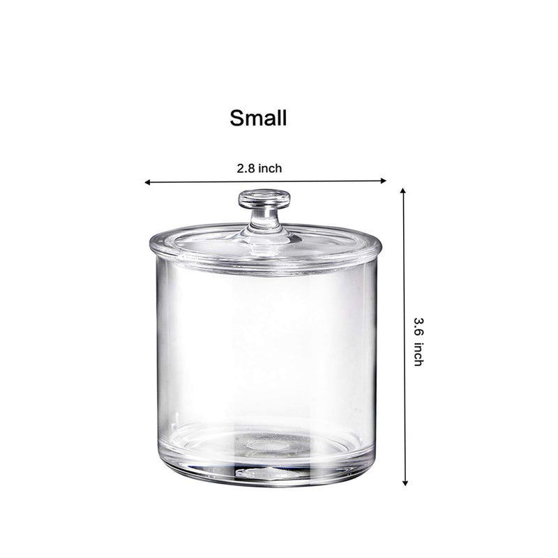 Premium Quality Clear Plastic Apothecary Jars | Set of 3 - NewNest Australia