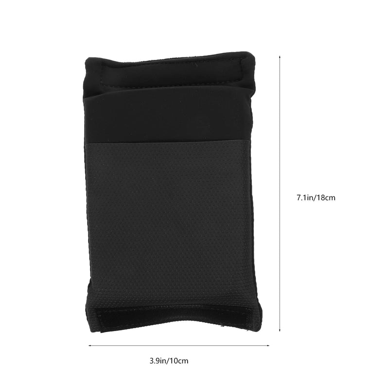 Healvian 2pcs Black Walker Grips Padded Hand Covers Soft Cushion Padding for Folding Rolling Wheelchair Rollator Handle Senior Elderly Grippers Crutch Handle Pads Mobility Aid Hand Cushion - NewNest Australia