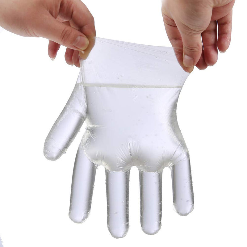 Disposable Food Prep Gloves - 500 Piece Plastic Food Safe Disposable Gloves, Food Handling, One Size Fits Most (500 PCS） - NewNest Australia