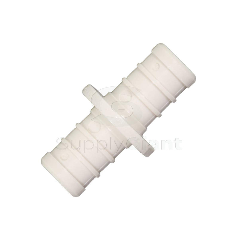 Supply Giant QQDQ0100-5 Plastic PEX Poly Alloy Straight Coupling Barb Pipe Fitting, 1'', White, 5 Pack - NewNest Australia