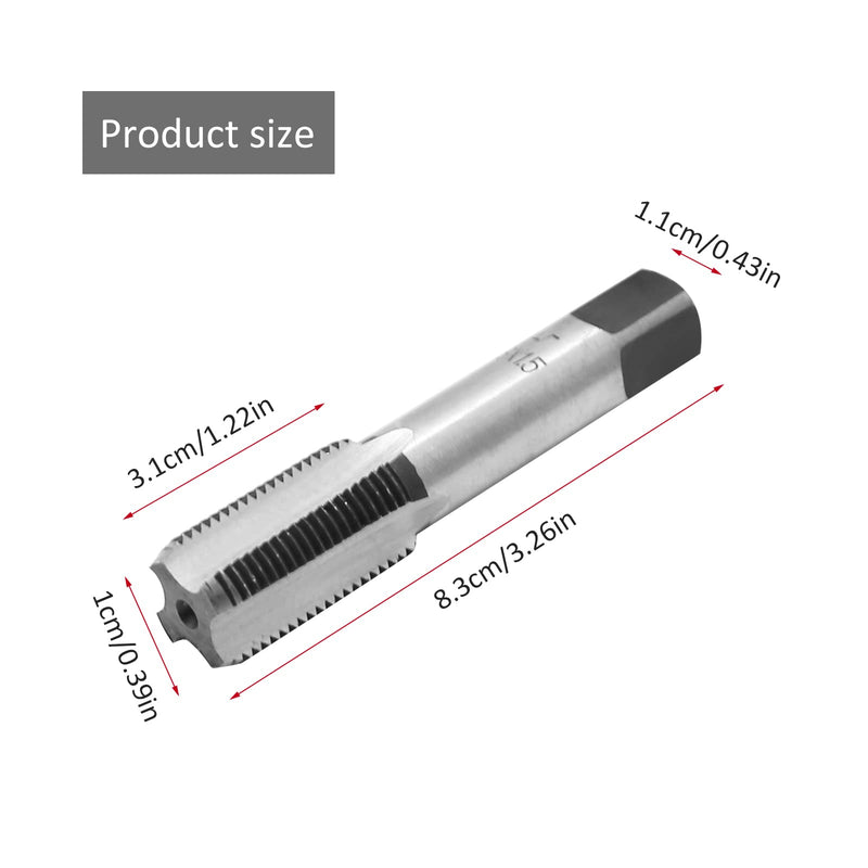 Anxingo 2PCS HSS 18mmx1.5 Metric Taper & Plug Tap Right Hand Thread M18x1.5mm Pitch New - NewNest Australia