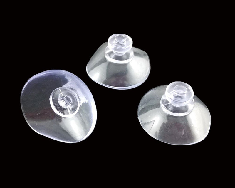 NewNest Australia - Honbay 50pcs 20mm Diameter Mini Clear Plastic Suction Cup Without Hooks 