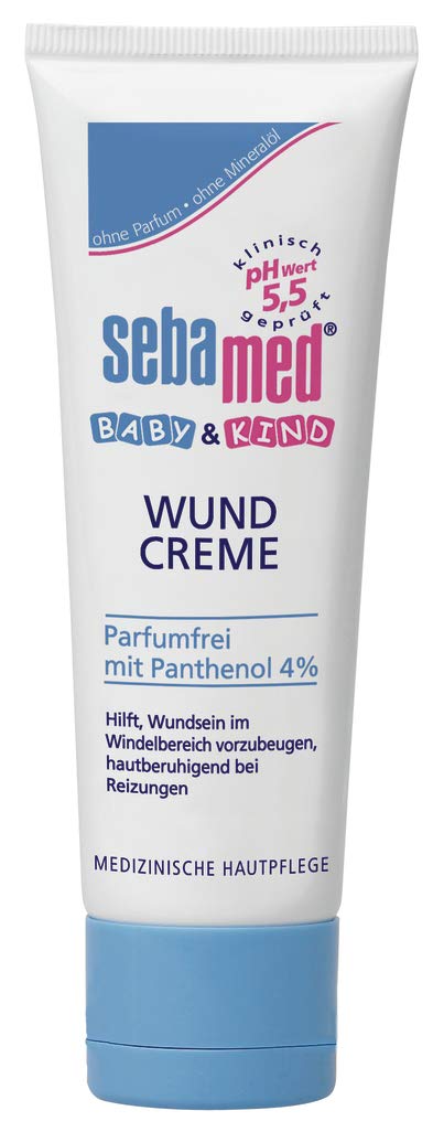 Sebamed Baby Wound Cream, value pack 2 x 75 ml, helps prevent soreness in the diaper area, soothes the skin in case of irritation, perfume-free - NewNest Australia