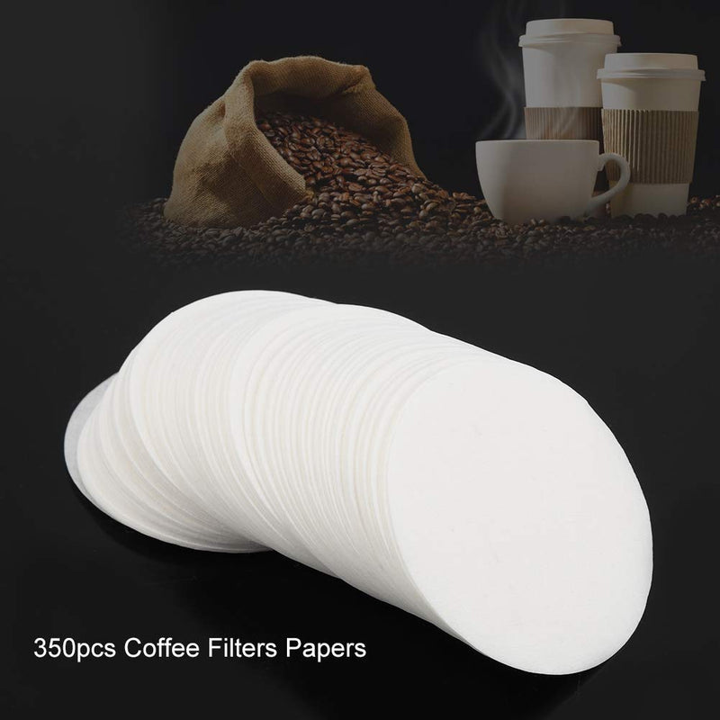 350PCS Round Coffee Filter Paper Coffee Maker Filters Strainers Replacement Filters for Coffee Maker - NewNest Australia