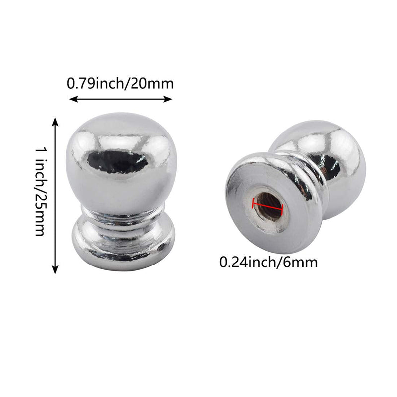 OZXNO 2-pack 6 Inch Lamp Shade Harp Holder Horn Frame Lamp Shade Bracket with Light Base and Ball Lamp Finial DIY Lighting Replacement Accessories for Table/Floor Lamps (Sliver) - NewNest Australia
