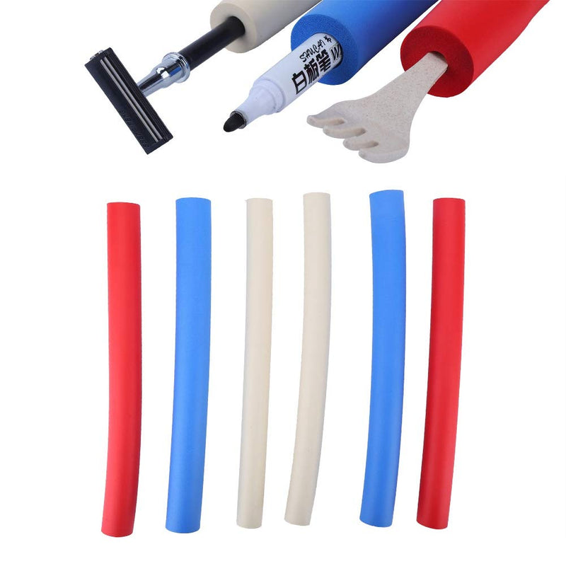 Foam Tubing for Handle Grip, 6pcs Utensil Padding Grips for Toothbrush, Pens, Slip Resistant Foam Noodle Tubes Grip Pipe Tool, Non-Slip Utensil Handles Cutlery Gripping Tool for Disabled, Elderly - NewNest Australia