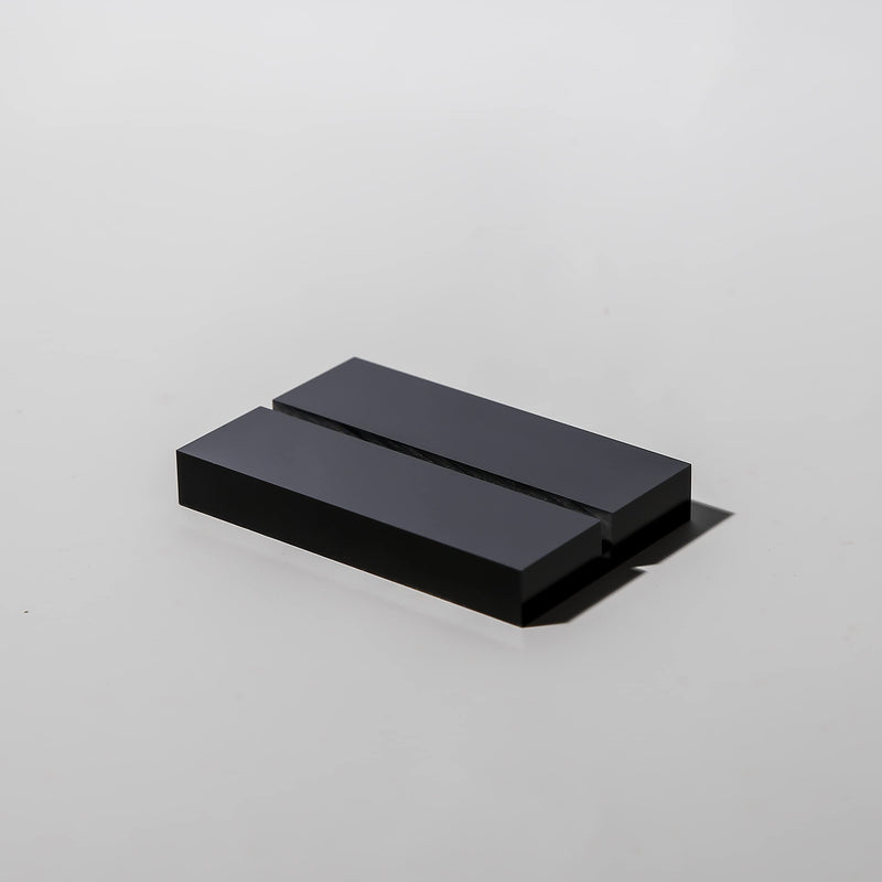 UNIQOOO 3 inch Black Acrylic Stand, Wedding Table Number Sign Holder, Bar Menu Stand, for 1/8" Thick Sign, 10 Count - NewNest Australia