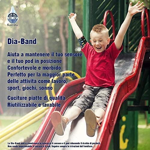 Slide Band Children, Glucose Sensor Protection Bracelet Freestyle Libre, Medtronic, Dexcom Or Omnipod - Comfortable Reusable Diabetic Tape (Junior.S (18-20 Cm)) - NewNest Australia