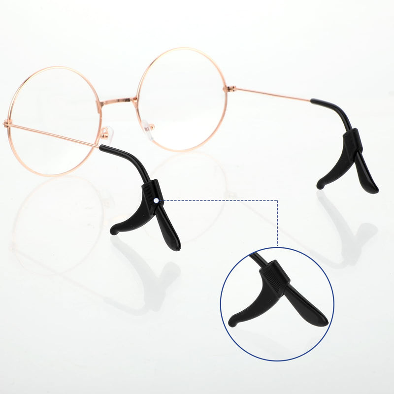 WLLHYF 16 Pairs Silicone Glasses Ear Cushions Non-Slip Ear Hook Holder Glasses Temple Set Soft Sunglasses Holder Comfortable Ear Hooks Glasses Accessories - NewNest Australia