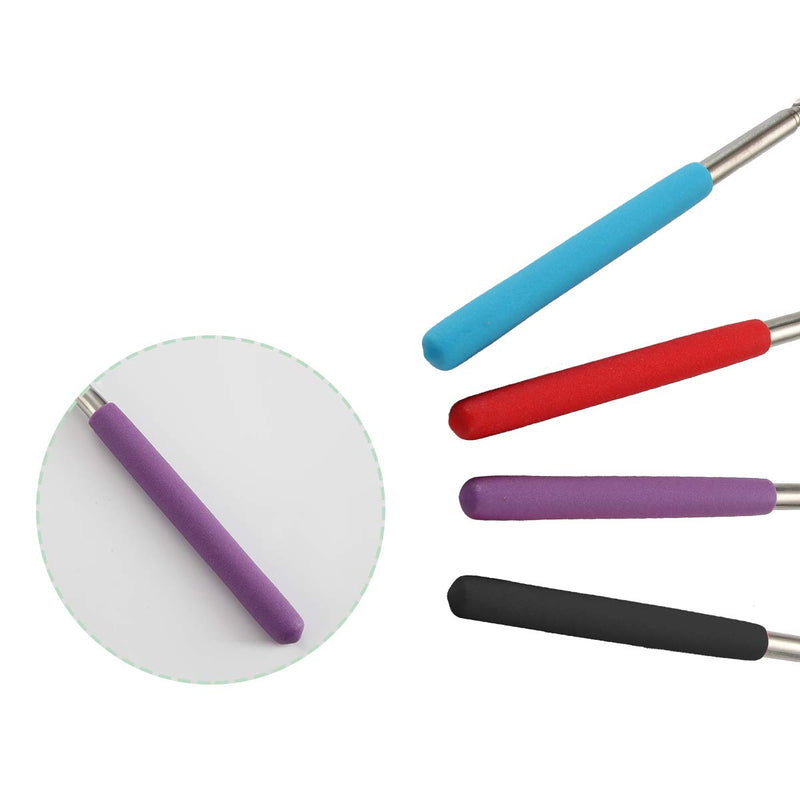 (4-Pack) Plazuria Portable Extendable Telescopic Bear Claws Metal Back Scratchers/Hand Massager/Backslap with Rubber Handles - NewNest Australia