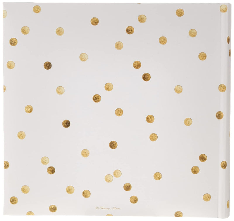 Pioneer Photo Albums Golden Dots Live Laugh Love 200 pkt 4x6 Photo Album, Pocket, Gold - NewNest Australia
