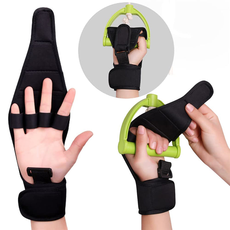 Fingers Support Training Brace, Stroke Rehab Arthritis Gloves, Thumb Wrist Injury Recovery Splint, Finger Separator Hand Orthotics Carpal Tunnel, Joint Pain Relief Corrector - Any Age Women Wen (1) 1 - NewNest Australia