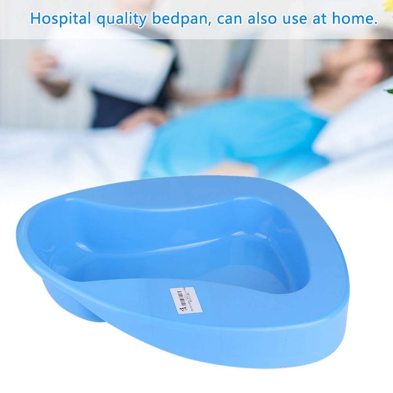 Bedpan, Blue Heavy Duty Bedpan, Firm Thick Plastic Stable Potty Healthcare Bedpan for Elderly People Pregnant Women Children Bed Bound Patient Health Economy Bedpan (Hospital & Household) - NewNest Australia