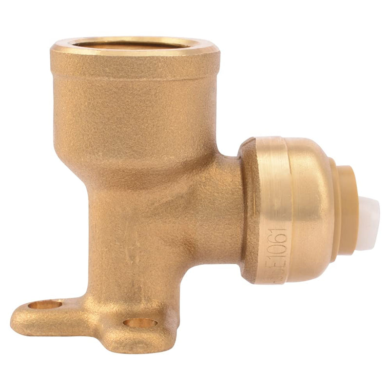 SharkBite U332LFA Drop Ear Elbow, 3/8 Inch x 1/2 Inch, Push-to-Connect, Copper, PEX, CPVC - NewNest Australia