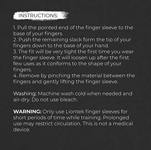 LIONTEK BJJ Outer Double Finger Sleeve Tape Replacement (Pinky-Ring/Pointer-Middle Finger) Small - NewNest Australia