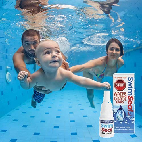 SwimSeal Protective & Ear Drying Drops for Daily Use Rather Than Earplugs or Alcohol-Based Drops. Ideal for Swimming, Scuba, Diving, Surfing & Triathlons for All Ages 1 Count (Pack of 1) - NewNest Australia