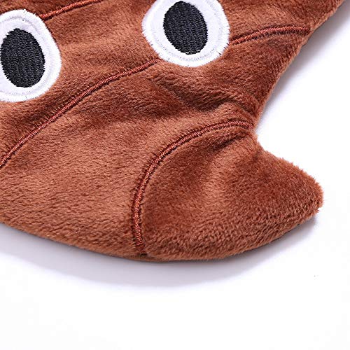 TeTupGa Novelty Funny Poop Emoji Sleep Eye Mask Light Blocking Soft Comfortable Night Eye Mask for Men Women, Eye Cover Aid Rest Blindfold, Eye Blinder for Travel/Sleeping/Shift Work - NewNest Australia