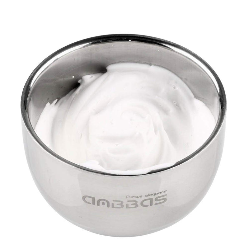 Anbbas shaving set with shaving brush set shaving bowl and shaving stand made of stainless steel men's gift set beech - NewNest Australia