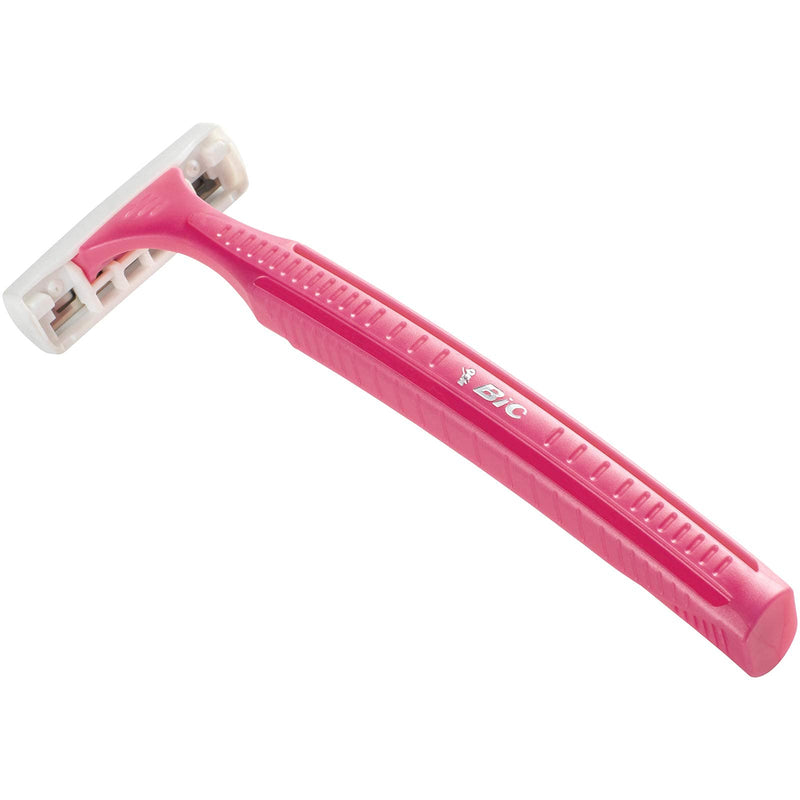 BIC Pure Lady razors for women, 16 disposable razors with 3 blades each, with vitamin E & shea butter for a gentle shave single - NewNest Australia