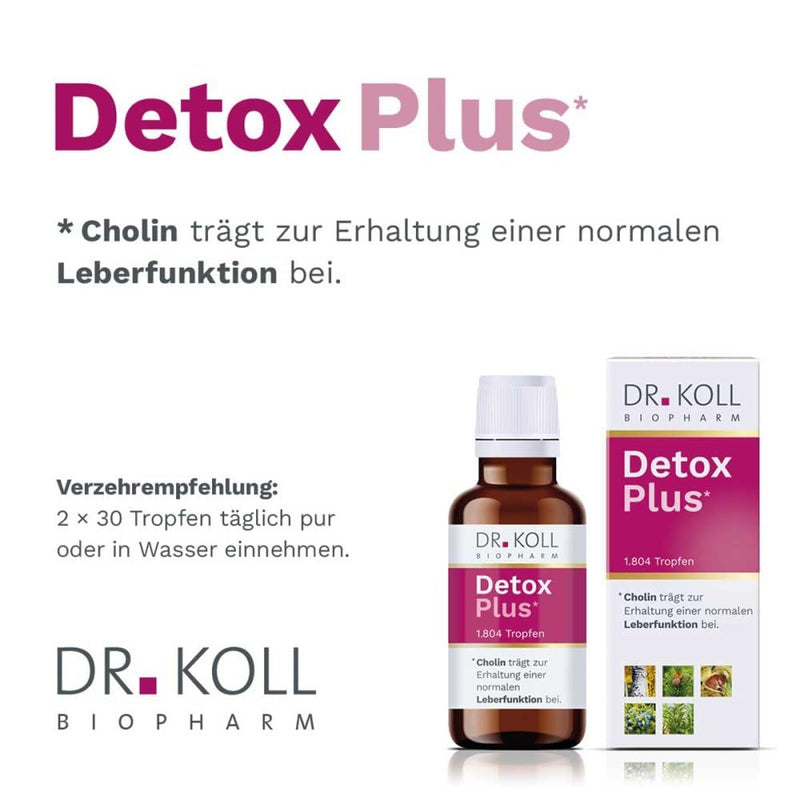 Detox Plus Doctor Koll Gemmo Complex Choline Drops 50 ml - NewNest Australia