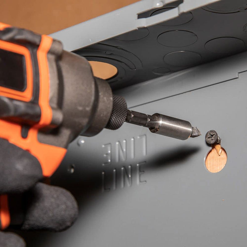 Klein Tools 32308 Multi-bit Stubby Screwdriver, Impact Rated 8-in-1 Adjustable Magnetic Tool with Phillips, Slotted, Square and Nut Driver - NewNest Australia