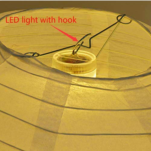 Paper Lantern Lights Battery Operated Remote Hanging Led Lantern Lights with Hook Super Bright RGB White Warm White 15 Days Standby, 36 hours Constant On for Lantern Tent Lighting(10 lights+2 remotes) Multi Color Ultra bright - NewNest Australia
