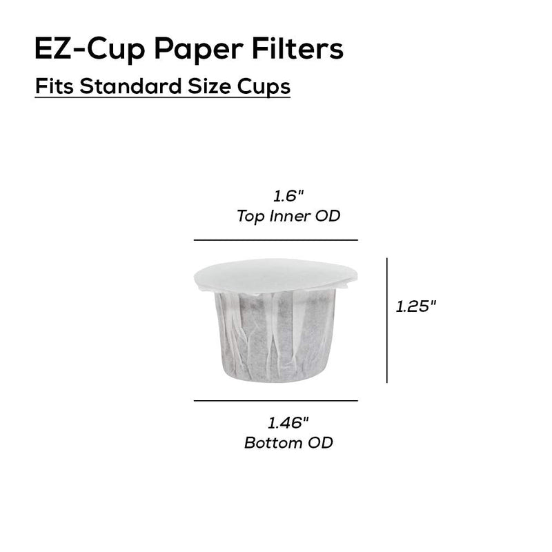 Perfect Pod EZ-Cup Disposable Paper Filters with Patented Lid Design for Reusable Coffee Pods 4-Pack (200 Filters)… - NewNest Australia