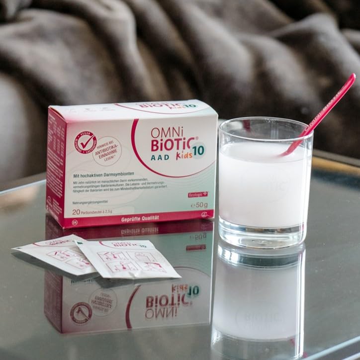 OMNi BiOTiC 10 Kids | 20 servings (50g) | 10 bacterial strains | 10 billion germs per daily dose | powder | With inulin | Vegan | Gluten free | Lactose free | For daily use - NewNest Australia