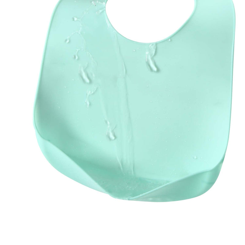 PandaEar Cute Super Thin Light Weight Unisex Silicone Baby Bibs Waterproof Blue/Purple/Grey - NewNest Australia