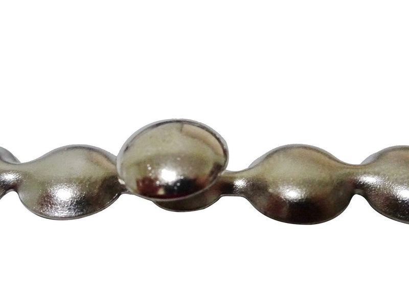 decotacks® Silver Upholstery Nailhead Trim, Silver Upholstery Nails/Tack in Short (4in Long) Strips 7/16in (11mm) Head Diameter, Covers 6 Meters (6,6 Yards) [Nickel/Silver Finish] DX0511NI-S6M - NewNest Australia