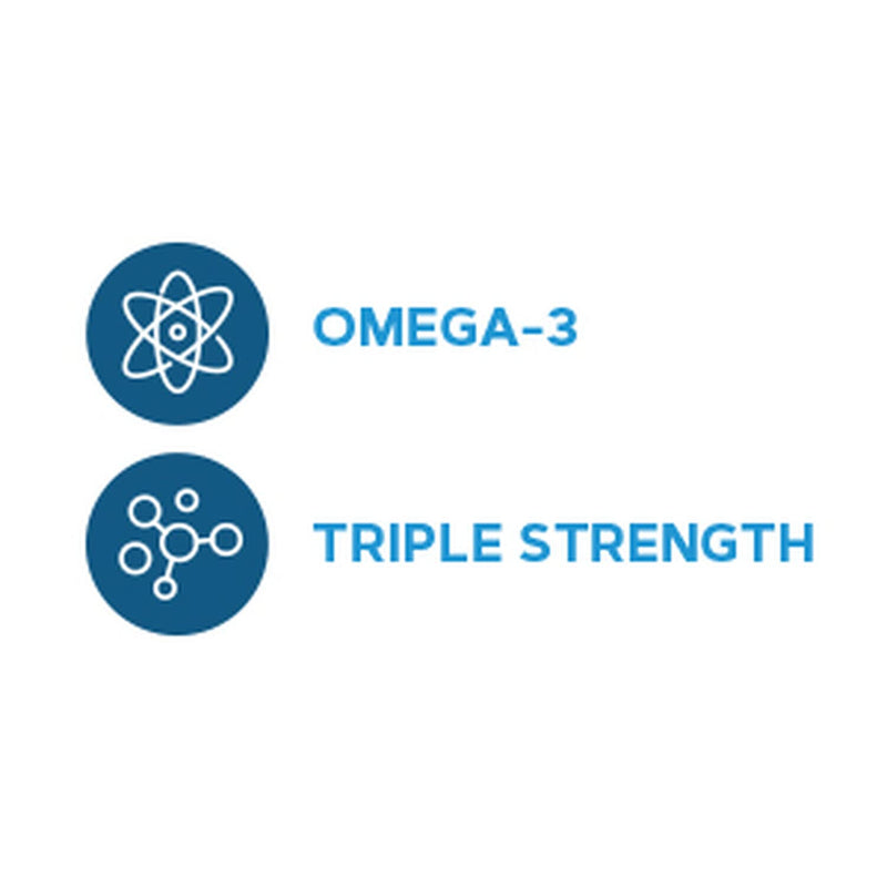 GNC Triple Strength Fish Oil Mini,120 Mini Softgels 60 Servings (Pack of 1) - NewNest Australia