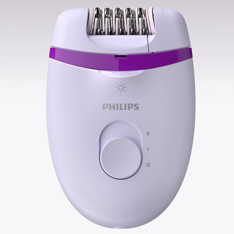 Philips Satinelle Essential Compact corded epilator with four accessories (model BRE275/30) - NewNest Australia